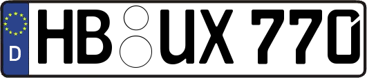 HB-UX770