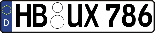 HB-UX786