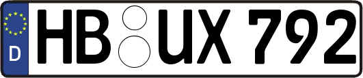 HB-UX792