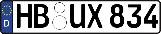 HB-UX834