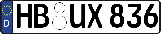 HB-UX836