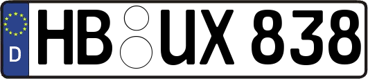 HB-UX838