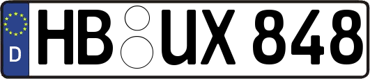 HB-UX848