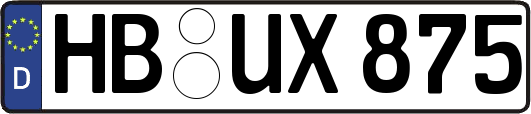 HB-UX875