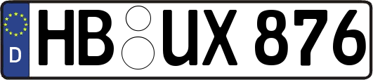 HB-UX876