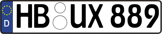 HB-UX889