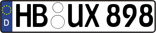 HB-UX898