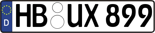 HB-UX899