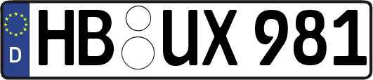 HB-UX981