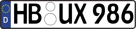 HB-UX986