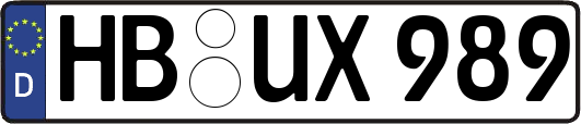 HB-UX989