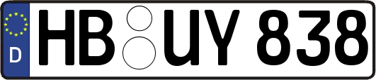 HB-UY838