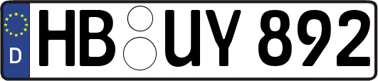 HB-UY892