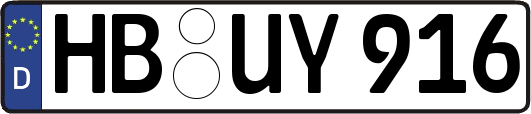 HB-UY916