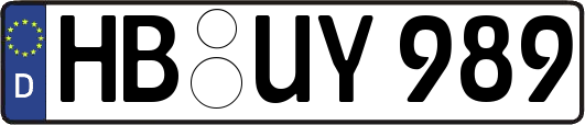 HB-UY989