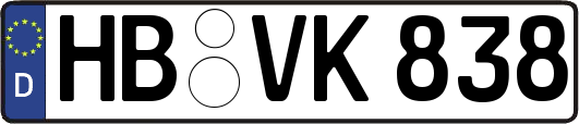 HB-VK838