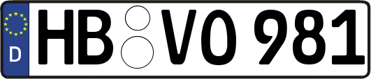 HB-VO981