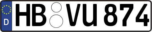 HB-VU874