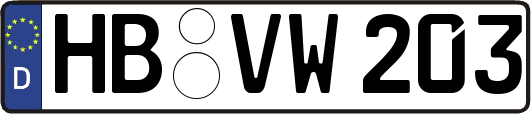 HB-VW203