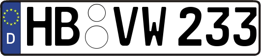 HB-VW233