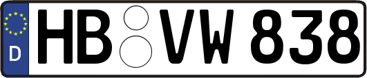 HB-VW838