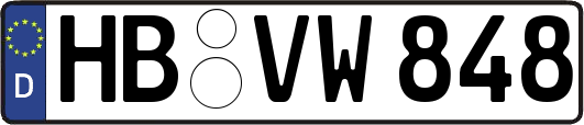 HB-VW848