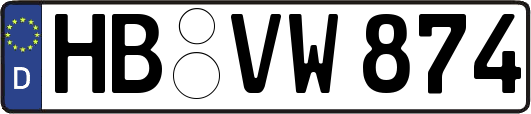 HB-VW874
