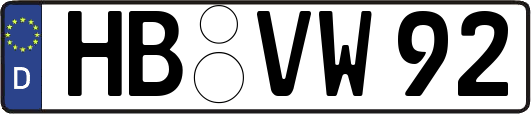 HB-VW92