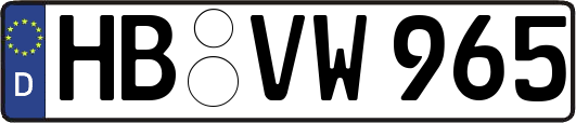 HB-VW965