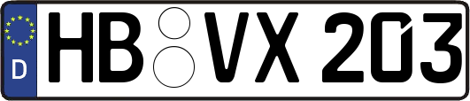 HB-VX203