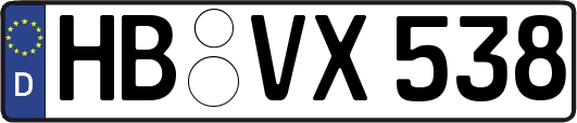 HB-VX538