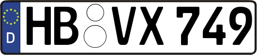 HB-VX749