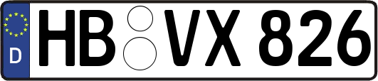 HB-VX826