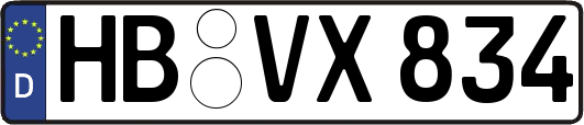 HB-VX834