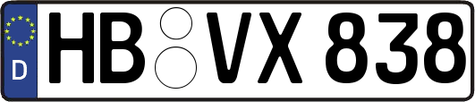 HB-VX838