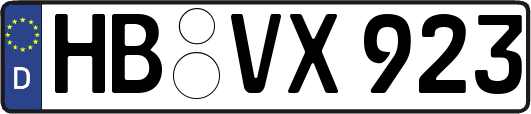 HB-VX923
