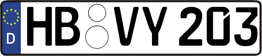 HB-VY203