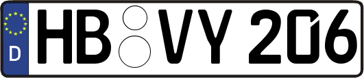 HB-VY206