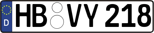 HB-VY218
