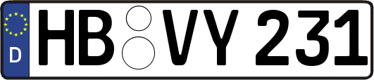 HB-VY231