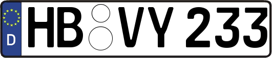 HB-VY233