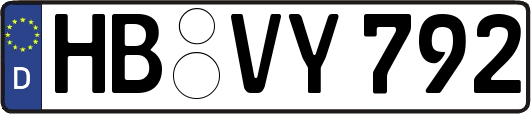 HB-VY792