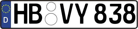 HB-VY838