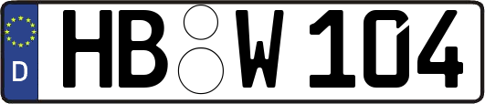 HB-W104