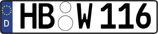 HB-W116