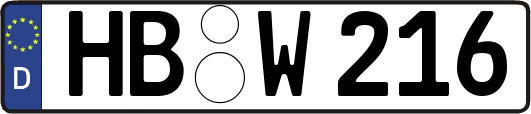 HB-W216