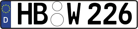 HB-W226