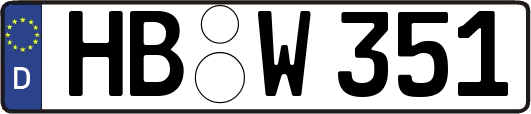 HB-W351