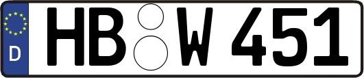 HB-W451