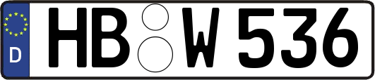 HB-W536